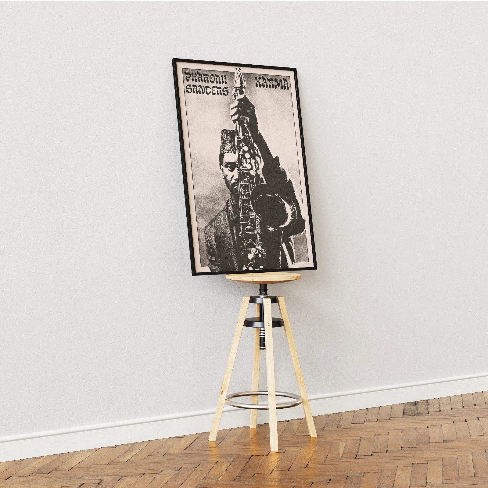 Pharoah Sanders Karma Vintage Jazz Poster Vertical Wall Art
