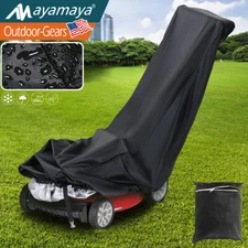 Push Lawn Mower Cover Waterproof Sun Protector Walk Behind Movers Universal 25”