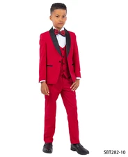 Stacy Adams SBT282/10 Boys Tuxedo Red