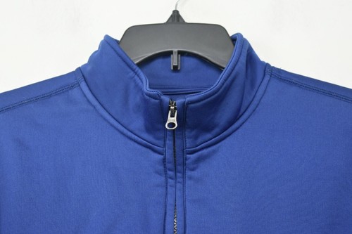 Chaps Men Blue Long Sleeve Full Zip Stand-Up Collar Activewear Casual Jacket XXL - Picture 3 of 7