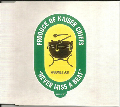 KAISER CHIEFS Never Miss a Beat w/ UNRELEASED TRK CD Single SEALED USA Seller