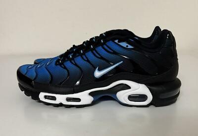 Nike Air Max Plus Mens Sz 11 Photo Blue White Black Running Shoes  DM0032-402 NEW