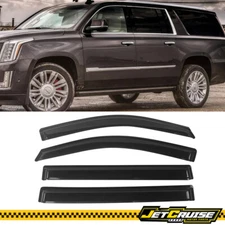 Fits 15-20 Chevy Escalade ESV Suburban GMC Yukon XL Acrylic Window Visor 4PC Set
