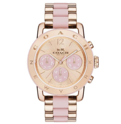 NEW Coach Legacy Sport Multifunction Women's PINK Watch - 14502535