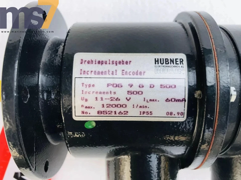 Incrementale Encoder Hubner Berlin Baumer Pog 9 G D 500 #NUOVO - Immagine 4 di 4