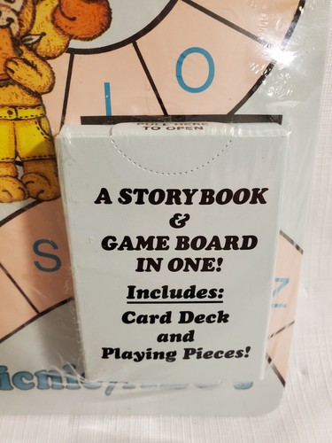 VTG 1989 Honey Bear Books Gameboard Storybook - The Teddy Bears' Picnic/ABC's - Imagen 2 de 5