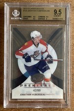 2013-14 Upper Deck Ice Premieres Jonathan Huberdeau /99 Rookie BGS 9.5