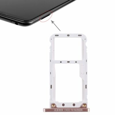 Für Xiaomi Mi Max 3 Karten Halter Sim Tray Schlitten Ersatzteil Gold Neu Top