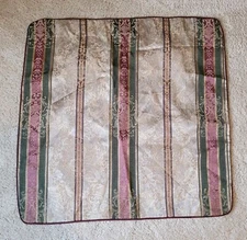 Croscill Dover Manor Dunhill King Euro Pillow Sham Green Burgundy Vintage