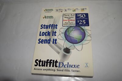 *TC* ALADDIN SYSTEMS STUFFIT LOCK IT SEND IT STUFFIT DELUXE SOFTWARE (JMS7)