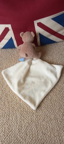 Jojo Maman Bebe Cream Teddy Bear Comforter Blanket VGC - Picture 5 of 6