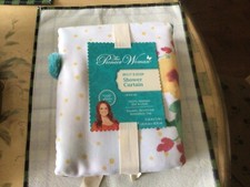 Pioneer Woman *Breezy Blossum* Shower Curtain, 72 in x 72 NEW