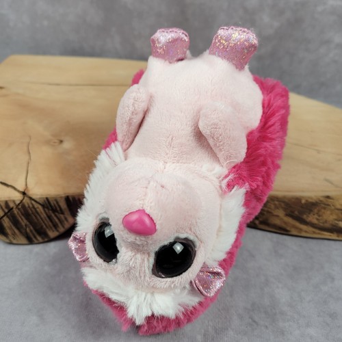 Russ Lil Peepers Electra Pink Hedgehog 6” Stuffed Animal Plush Sparkle Big Eyes - Picture 2 of 12