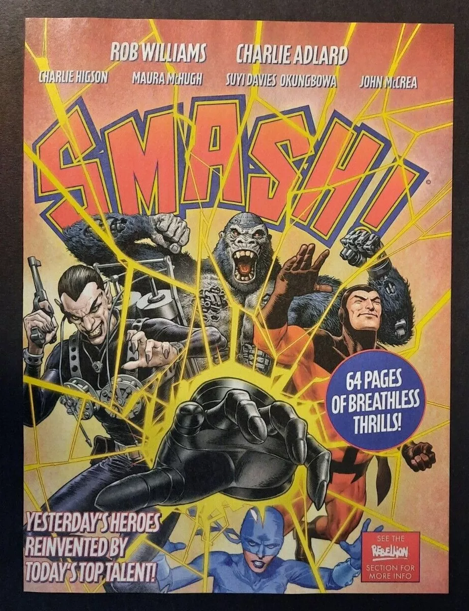 SMASH! Graphic Novel Comic Book Artwork ~ Magazine Page PRINT AD