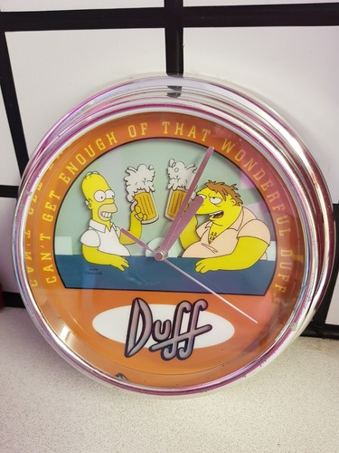 Vintage The Simpsons Homer Simpson WESCO Clock "mancave Display " Wall clock - 第 3/16 張圖片