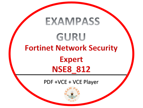 NSE8_812 Network Security Expert Exam Ducks en PDF, VCE 60 QA ! MISE À JOUR D'AVRIL ! - Photo 1/1