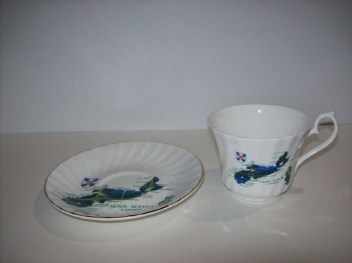 Taza de té vintage HAYWARD & WARWICK 1855 Nueva Escocia tartán + platillo, porcelana de hueso - Imagen 3 de 24