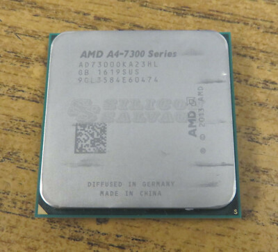 AD730B0KA23HL AMD A4 SERIES A4-7300 3.8GHZ SOCKET FM2 DUAL CORE PROCESSOR