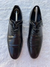 Men's Dolce&Gabbana Derby Black Leather Lace Up Shoes UK 8 US 9 EUR 42
