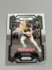 Nika Muhl 2024 Panini Prizm Monopoly WNBA Rookie #4 Seattle Storm