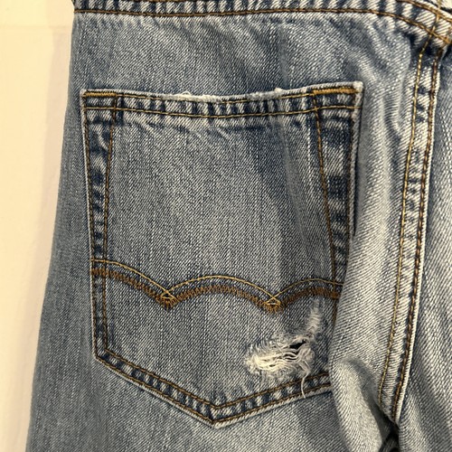 American Eagle Original Straight Jeans 26x28 Distressed Blue - Picture 11 of 14