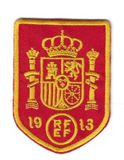 Spanien España Nationalmannschaft Aufnäher Aufbügler Patch Logo 5,0 x 7,0cm  