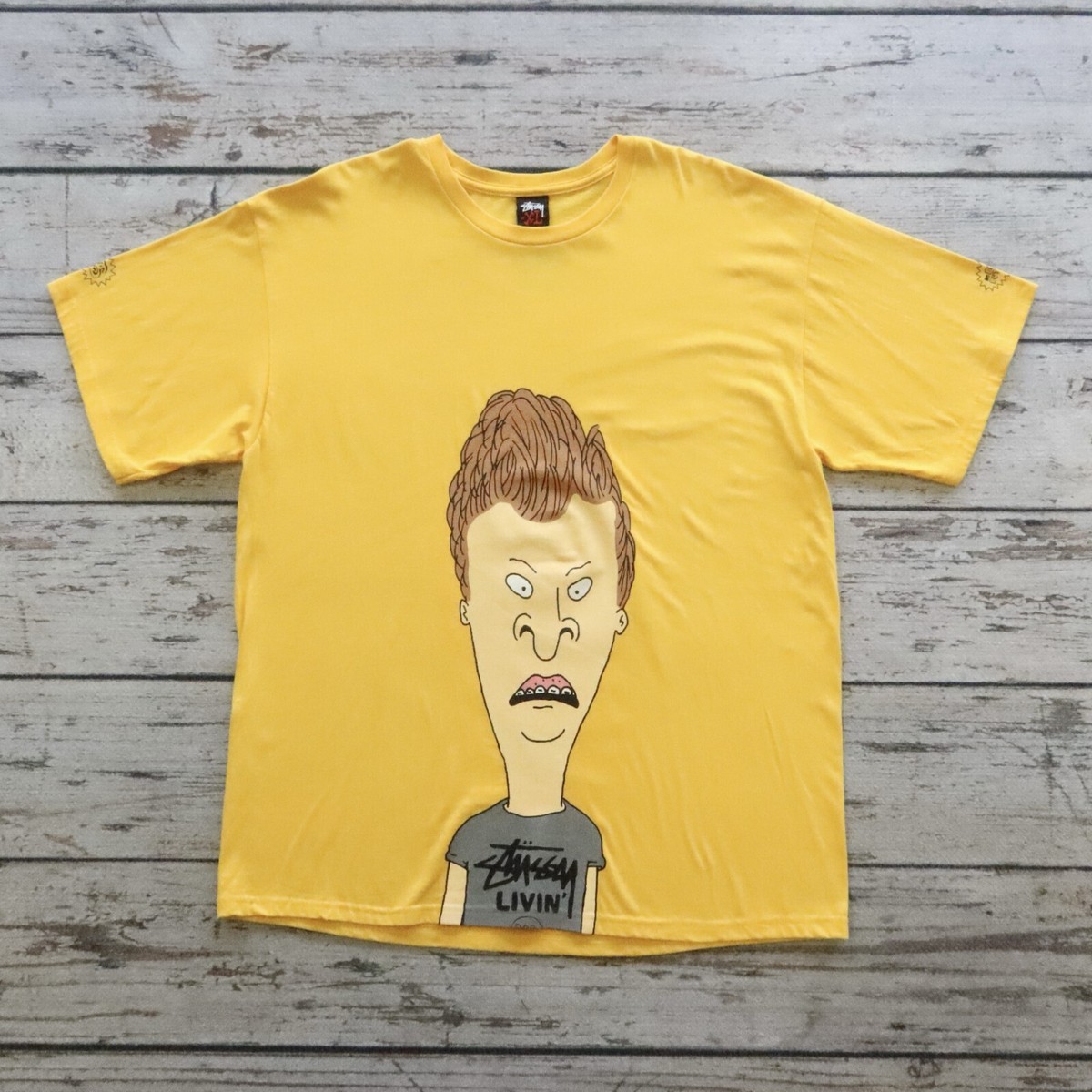 Stüssy Beavis and Butt-Head トレーナー VINTAGE STUSSY X BEAVIS & BUTT HEAD SWEATSHIRT SIZE MEDIUM