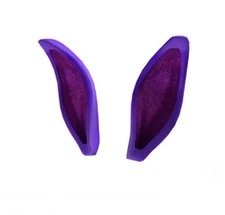 Robl0x Interstellar Rabbit Ears Hat Purple Bunny Costume Series 1 RARE Toy Code