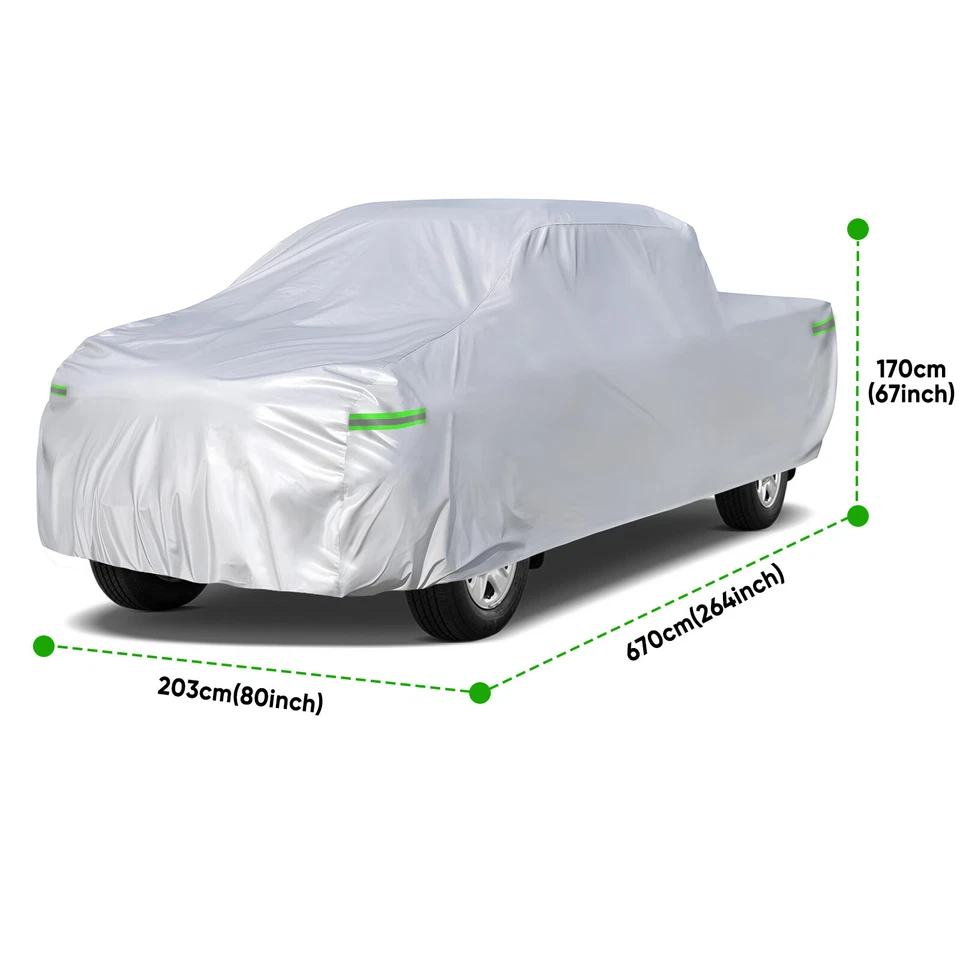 Cubierta de nieve al aire libre UV polvo sol para Dodge RAM 2500 doble cabina LB Foto 2 de 4