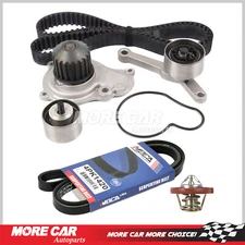 Timing Belt Kit Water Pump Thermostat Drive Belt for 01-02 Chrysler PT Cruiser 