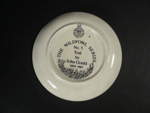 Vintage John Gould #1 Goosander & #5 Teal The Wildfowl Series Trinket Dishes - Picture 6 of 6