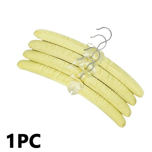 Soft Padded Cushion Coat Hook Closet Cloth Hangers Hanger None-Slip Solid Color - Picture 7 of 22