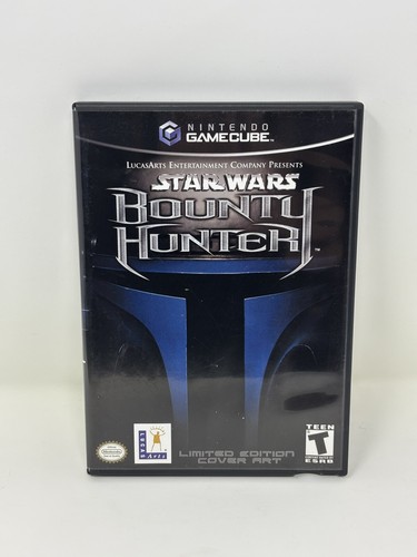 Rare Star Wars: Bounty Hunter Limited Edition Cover GameCube CIB W/ Reg - Tested