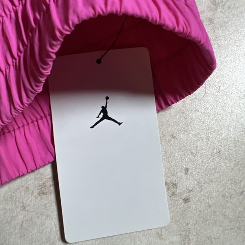 Jumpman Jordan Girls Small (8-10) Lined Pink & Yellow Shorts - Picture 3 of 6