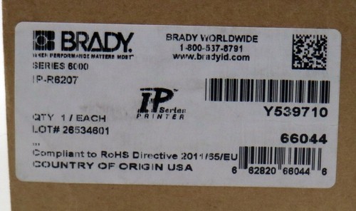 Brady 66044 i5100 IP 1" Core R6200 Series Halogen Free Printer Ribbon IP-R6207 - Bild 3 von 4