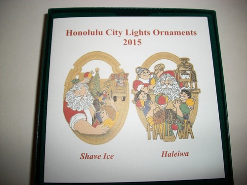 Honolulu City Lights "Shave Ice" Weihnachtsschmuck 2015 Haleiwa North Shore - Bild 4 von 5