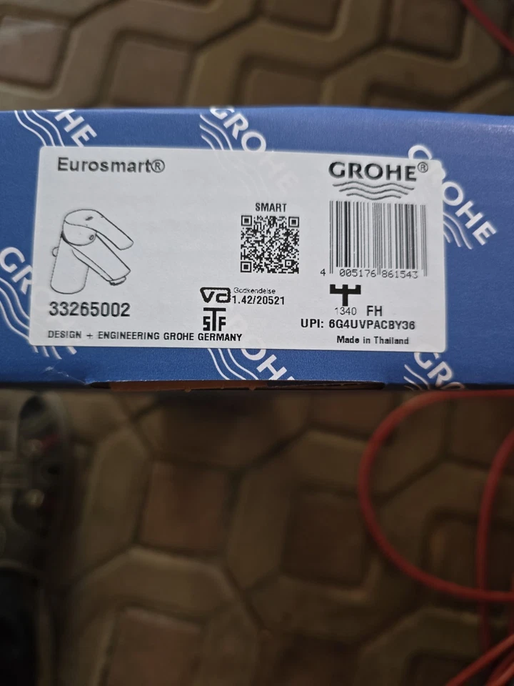 GROHE Eurosmart Waschtischarmatur Einhebelmischer Wasserhahn Bad chrom 33265002 - Bild 1 von 1