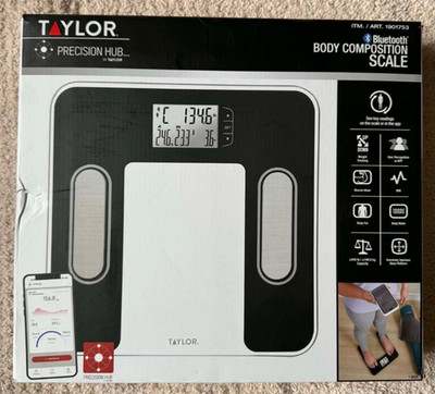 Taylor Bluetooth Body Composition Scale Smart BMI Body Fat App 5331891 440lb