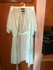 Seductive Wear Cinema Etoile Mint Robe Medium EUC