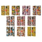 emoji® VOLLEDIGE PATRONEN LEDEREN BOOK COVER VOOR SAMSUNG TELEFOONS 1