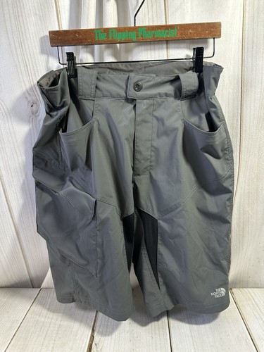 The North Face Men's 34 Cycling Padded Liner Shorts Gray Biking Nylon - Picture 1 of 17