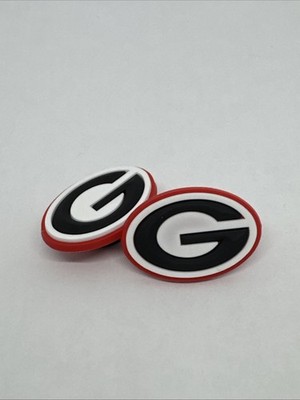 University Of Georgia UGA Dawgs Shoe Croc Charm Set 2 Go Dawgs Sic  Em SEC NCAA