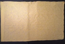 Fortuny SEVRES in citron monotones- 1 Yard (55x36 inches) #5356