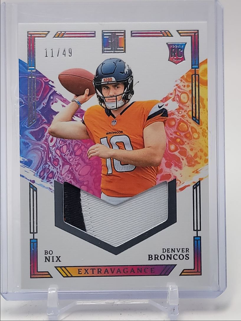 BO NIX 2024 IMPECCABLE EXTRAVAGANCE ROOKIE PATCH BRONCOS RC /49 Q5662