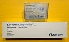 KERR CompoRoller 2 handle + 100 Point Shaped  5306 Rolling Tips. Swiss made