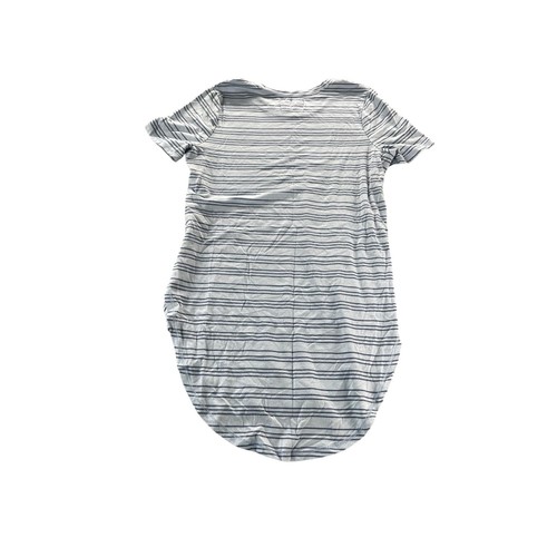 Mudd Girl's Blue Striped Short Sleeve T-Shirt Dress Youth Size Medium - Picture 2 of 6