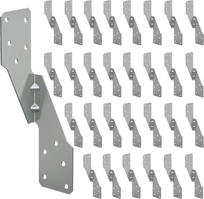 (30 PCS) Hurricane Straps Brackets H2.5A 18-Gauge Galvanized Hurricane Tie 25Ct