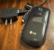 LG Revere 3 VN170 Verizon Flip Cell Phone Black   Tested, Powers On