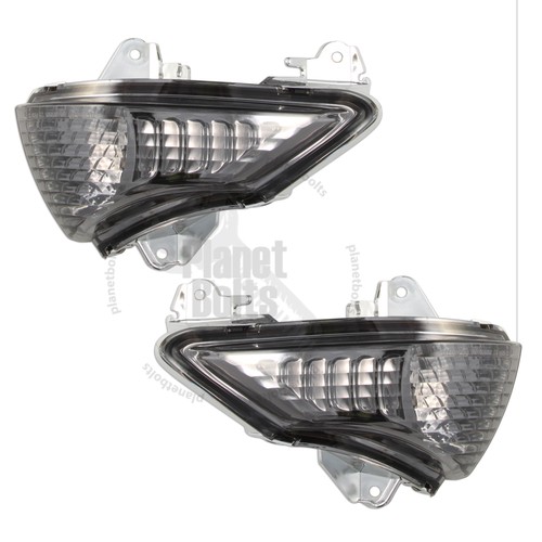 NoCut Front Turn Signal For Kawasaki 650R 09-11 Euro Light Ninja Flasher Smoke - 第 1/2 張圖片