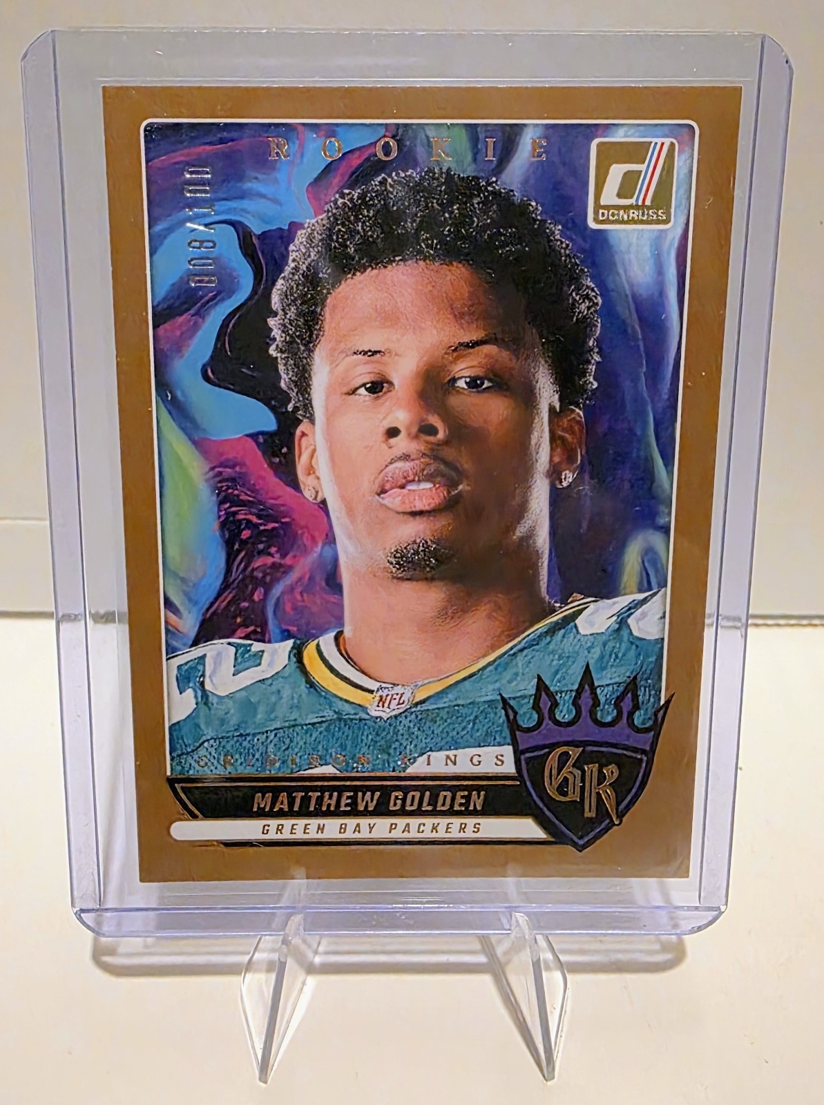 2025 Donruss Football Matthew Golden Gridiron Kings /100 Rookie RC 